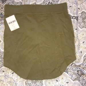 Olive skirt